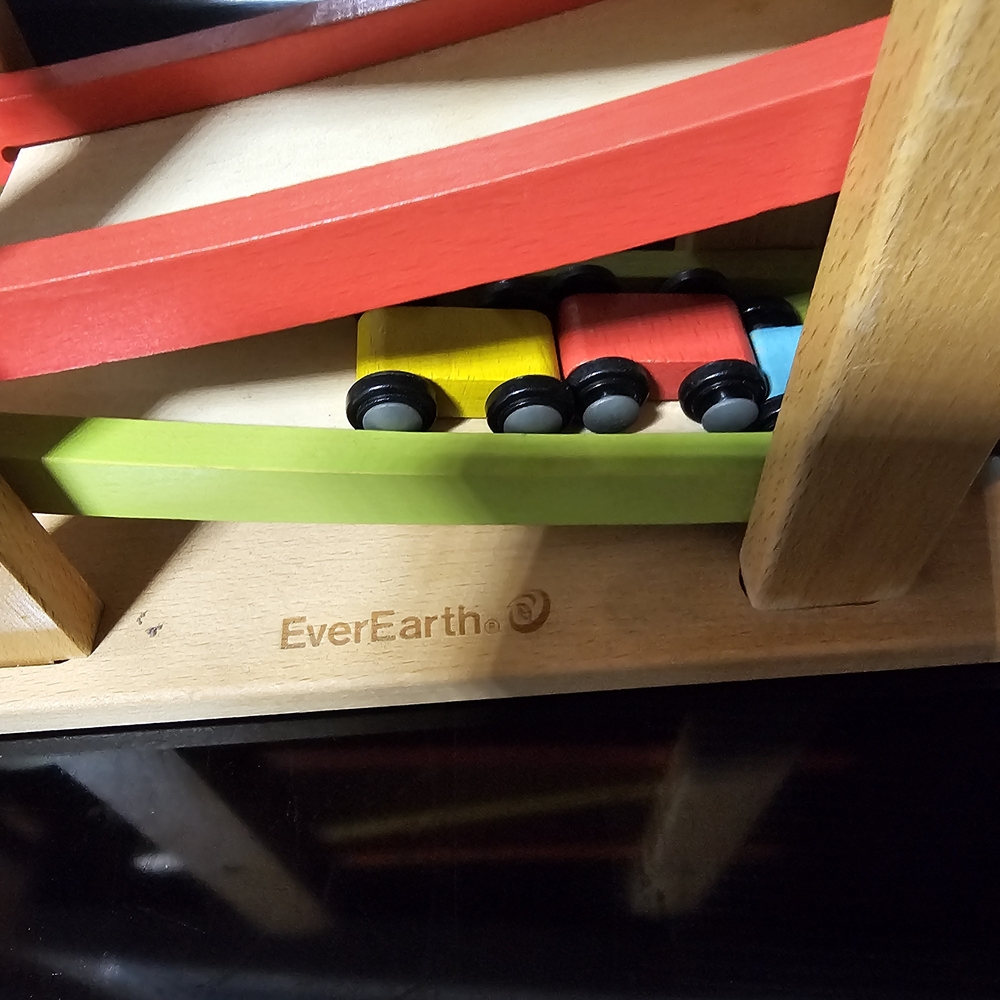 Colorful Wooden Car Ramp Racer - Picture 4 of 5
